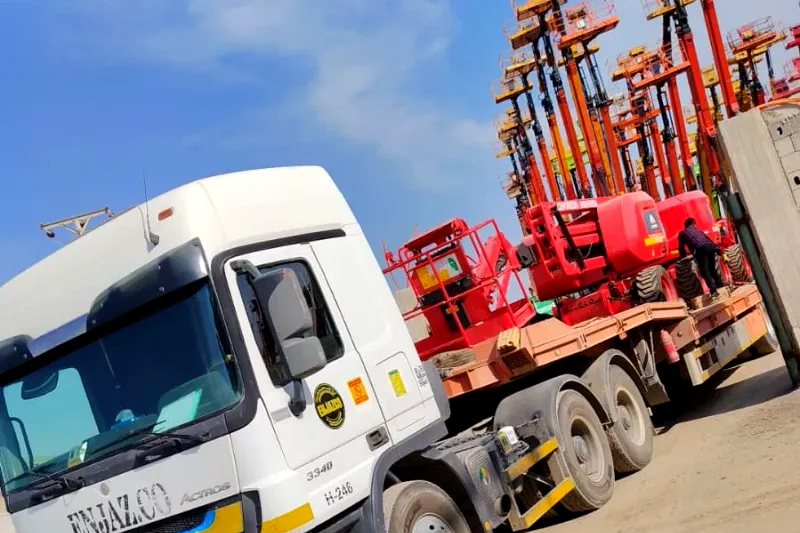 سطحة ونش للايجار في السعودية - رافعات الشموخ